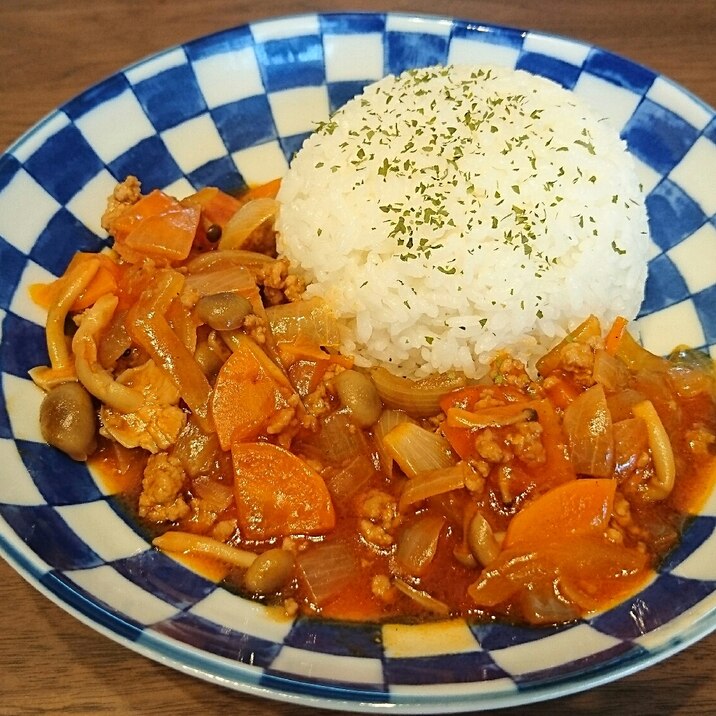 フライパンで！豚ひき肉の簡単ハッシュドポーク